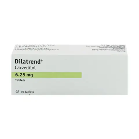 Dilatrend 6.25mg Tablets 30s thumbnail 1