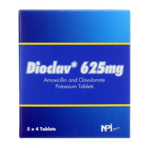 Dioclav 625mg Tablets 20s thumbnail 1
