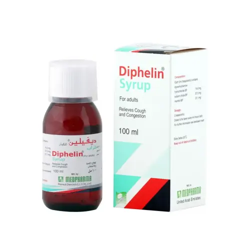 Diphelin Adult Syrup 100ml thumbnail 1
