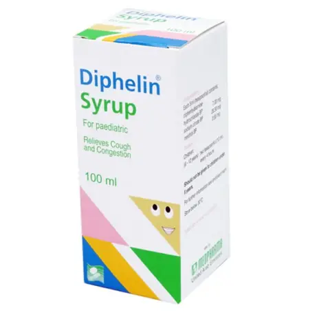 Diphelin Paediatric Syrup 100ml thumbnail 1