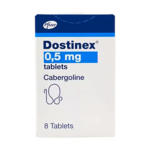 Dostinex 0.5mg Tablets 8s thumbnail 1