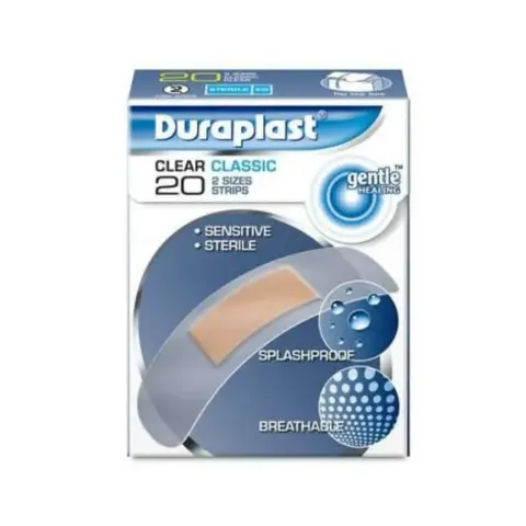 Duraplast Clear 20 Classic Bandages thumbnail 1