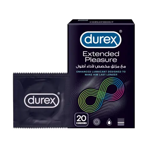 Durex Extend Pleasure Delay Climax Latex Condoms 20s thumbnail 1