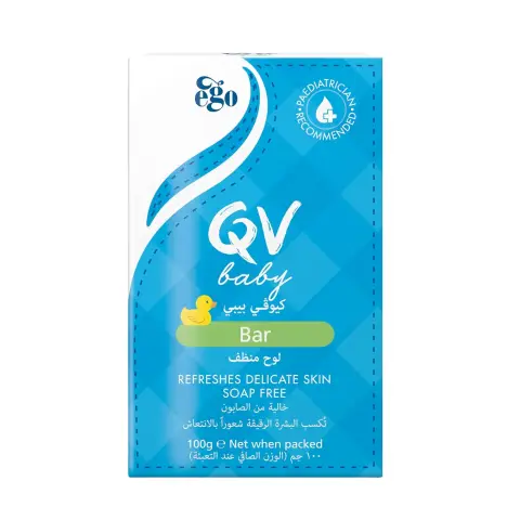 Ego QV Baby Gentle Fragrance-Free Cleansing Soap Bar 100g thumbnail 1