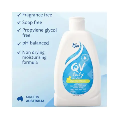 Ego QV Baby Gentle Fragrance-Free Body Wash 250g thumbnail 3