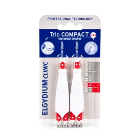 Elgydium Trio Compact 1.5mm Large Interdental Brush thumbnail 1