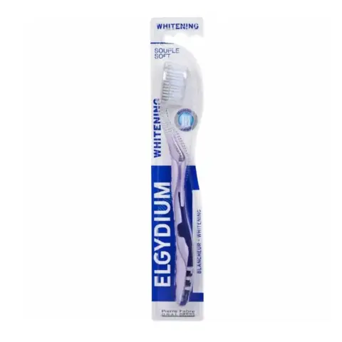 Elgydium Whitening Medium Bristle Stain-Removing Toothbrush