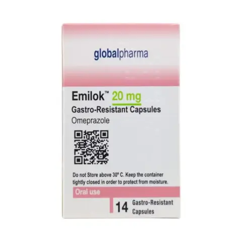 Emilok 20mg Capsules 14s thumbnail 1