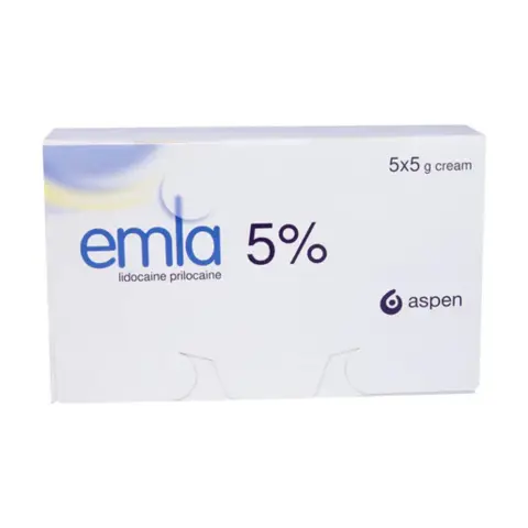 EMLA Lidocaine & Prilocaine 5% Topical Anaesthetic Numbing Cream 5g 5s thumbnail 1