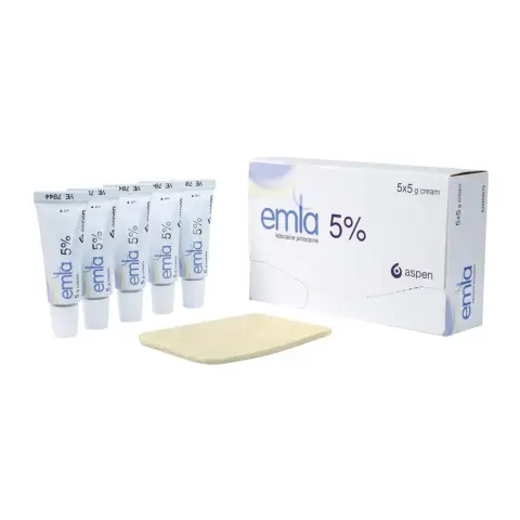 EMLA Lidocaine & Prilocaine 5% Topical Anaesthetic Numbing Cream 5g 5s thumbnail 2