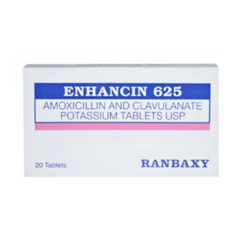 Enhancin 625mg Tablets 20s thumbnail 1