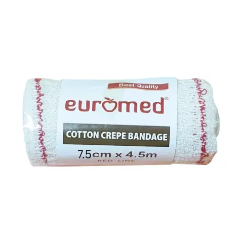 Euromed Cotton Crepe Bandage 7.5X4.5M 1S thumbnail 1