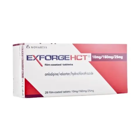 Exforge Hct 10mg/160mg/25mg Tablets 28s thumbnail 1