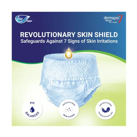 Fine Heavy Pull-Up Large Adult Incontinence Disposable Diapers 14s thumbnail 4