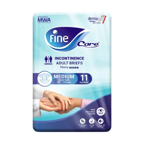 Fine Adult Diaper Heavy-Brief Medium 11 PC thumbnail 1