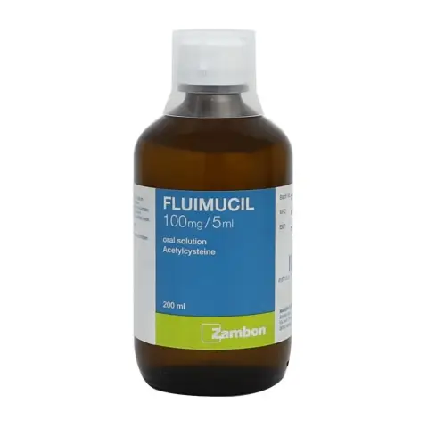 Fluimucil 100mg/5ml Solution 200ml thumbnail 2