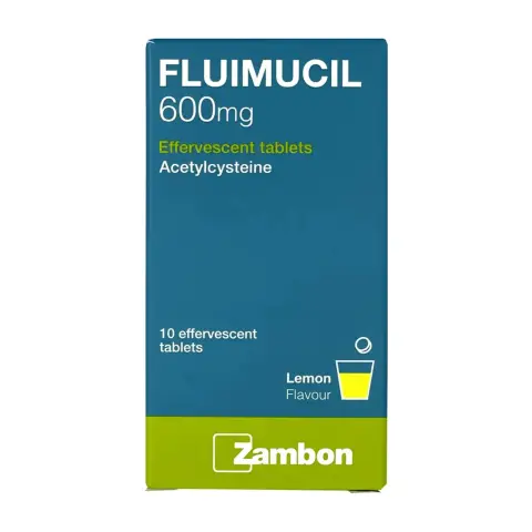Fluimucil 600mg Effervescent Tablets 10s thumbnail 1