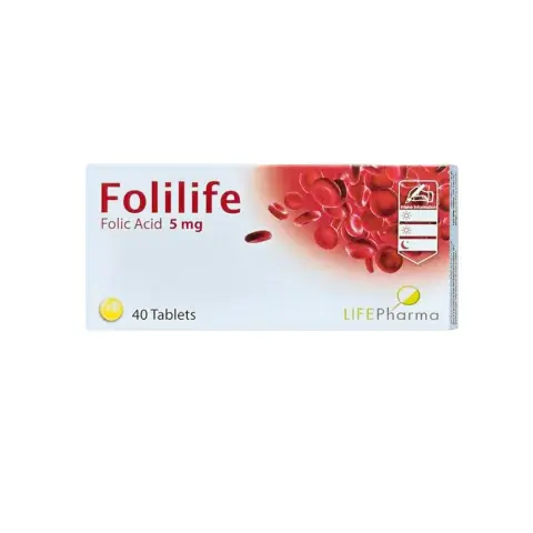 Folilife 5Mg Tablet 40 Tablets thumbnail 1