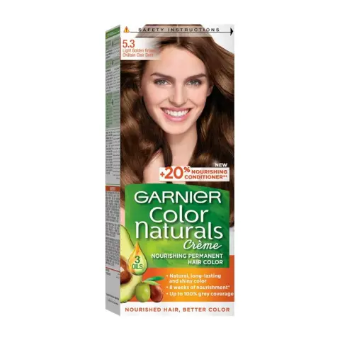Garnier Color 5.3 Natural Light Gold Hair Color thumbnail 1