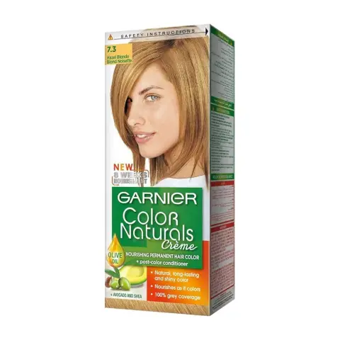 Garnier Hair 7.3 Hazle Blonde Creme Color thumbnail 1