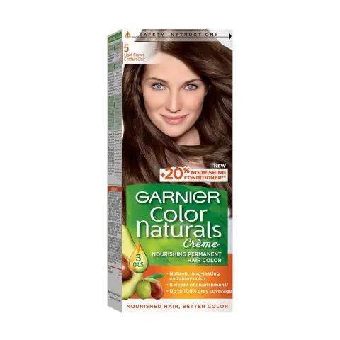 Garnier Hair Colour Creme No 5 Light Brown thumbnail 1