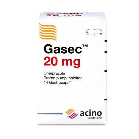 Gasec 20mg Capsules 14s thumbnail 1