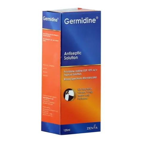 Germidine Chlorhexidine Antiseptic Wound & Skin Disinfectant Solution 125ml