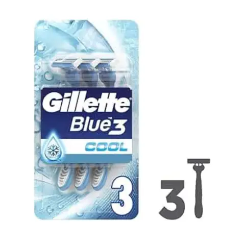 Gillette Blue3 Cool 3 Razors thumbnail 1