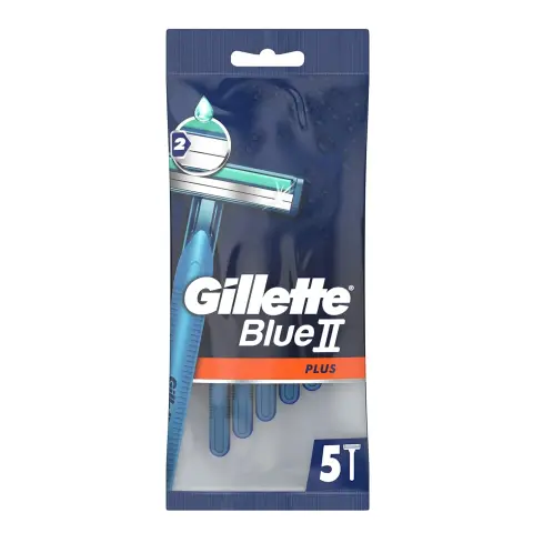 Gillette Blue II Plus Disposable Razors 5s