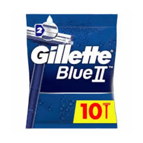 Gillette 73722 Blue II Razors 10s thumbnail 1