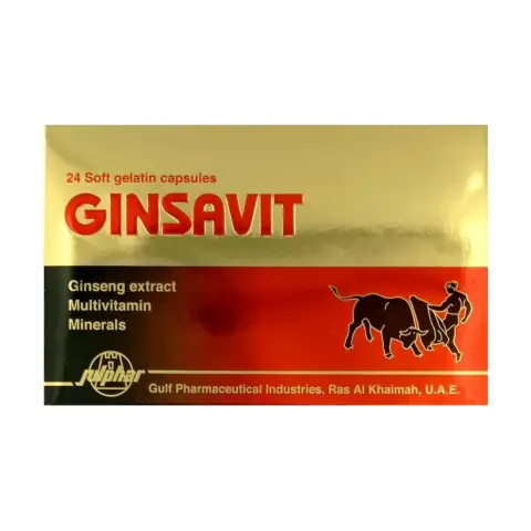 Ginsavit Capsules 24 Capsules thumbnail 1