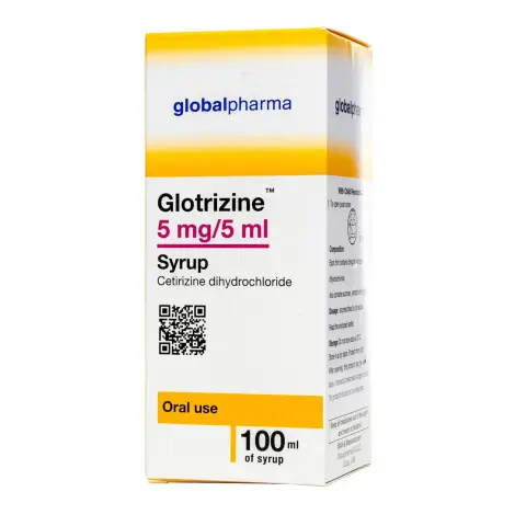 Glotrizine 5mg/5ml Syrup 100ml thumbnail 1
