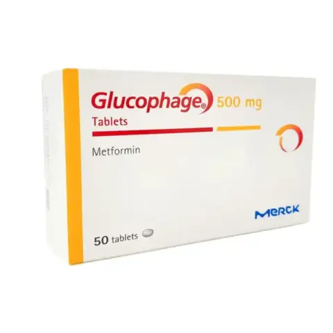 Glucophage 500mg Tablets 50s thumbnail 1