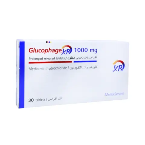 Glucophage Xr 1000mg Tablets 30s thumbnail 1