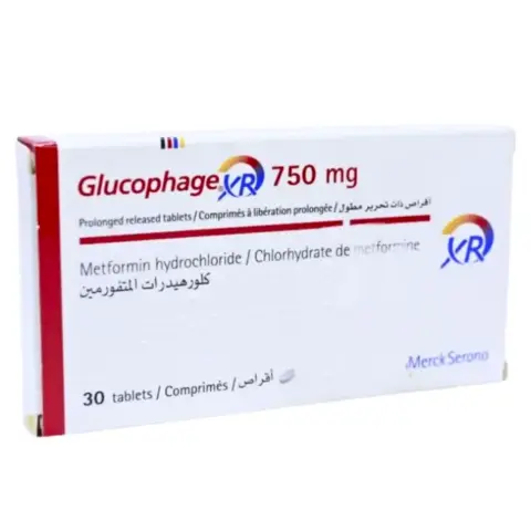 Glucophage XR 750mg Tablets 30s thumbnail 1