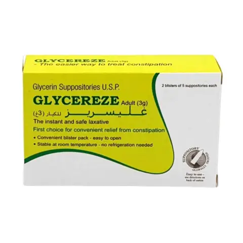 Glycereze Adult 3g Suppositories 10s thumbnail 1