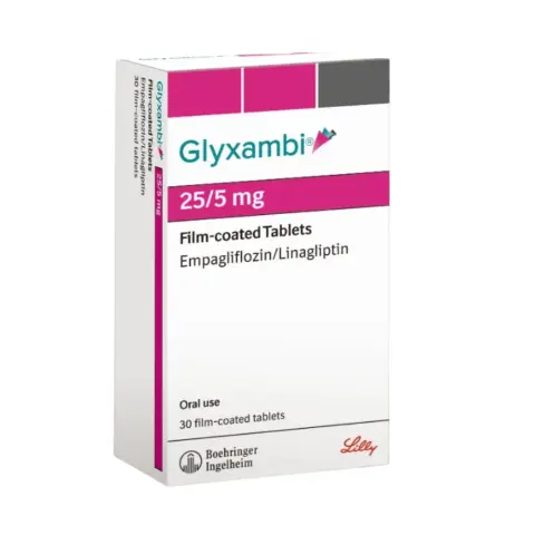 Glyxambi 25/5mg Tablets 30s thumbnail 1