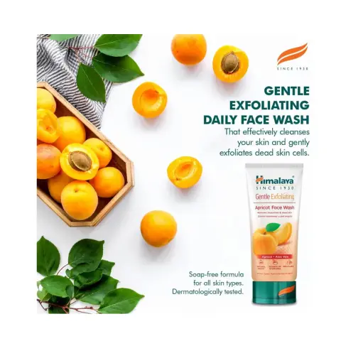 Himalaya Gentle Exfoliating Apricot Face Wash 150mL thumbnail 2