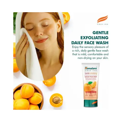 Himalaya Gentle Exfoliating Apricot Face Wash 150mL thumbnail 3