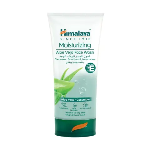 Himalaya Moisturizing Aloevera Face Wash 150mL thumbnail 1