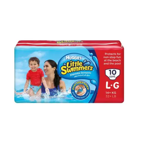 Huggies Little Swimmers Swim Nappy Pants Large 10s