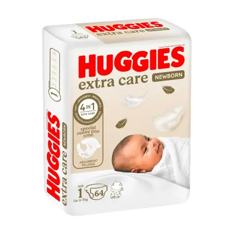 Huggies Kc653 Size 1 Diapers 64S thumbnail 1