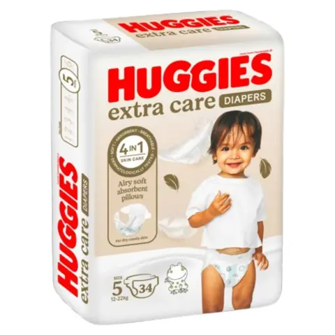 Huggies Extra Care Culottes Diaper Pants Size 5 12-17kg 34s thumbnail 1