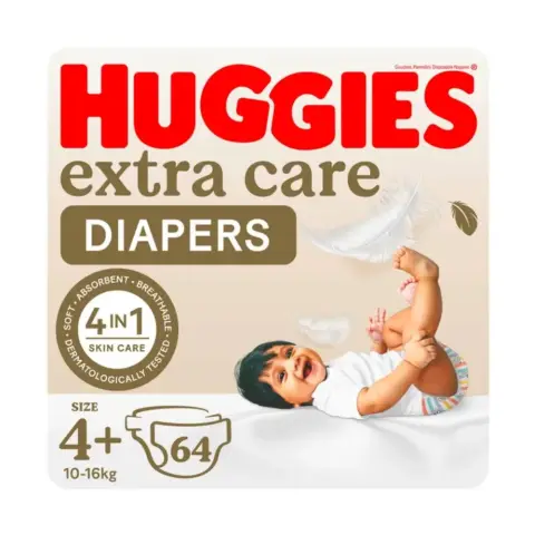 Huggies Kc720 Size 4+ Diapers 64S thumbnail 1