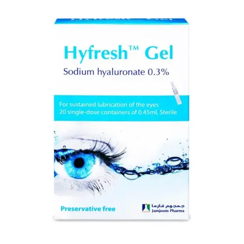 Hyfresh 0.3% Eye Gel 0.4mL 20 Vials thumbnail 1