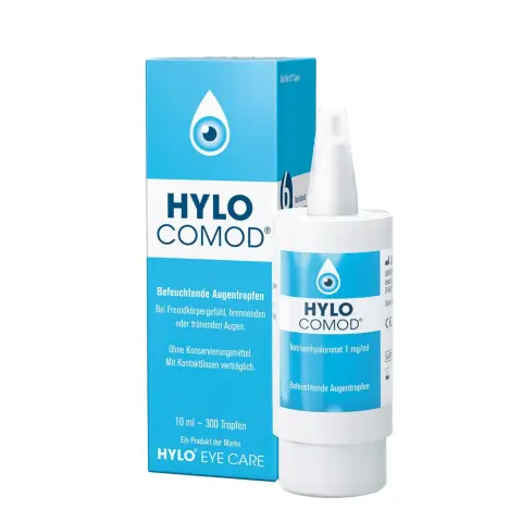 Hylo Comod Eye Drops 10ml thumbnail 1