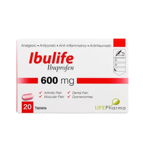 Ibulife 600mg 20 Tablets thumbnail 1