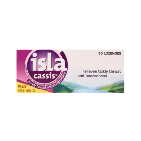 Isla Cassis Blackcurrant Lozenges 30s thumbnail 1