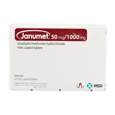 Janumet 50/1000mg Tablets 56s thumbnail 1