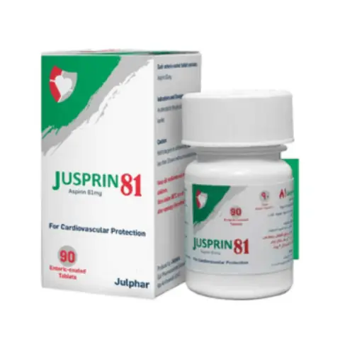 Jusprin 81mg Tablets 90s thumbnail 1